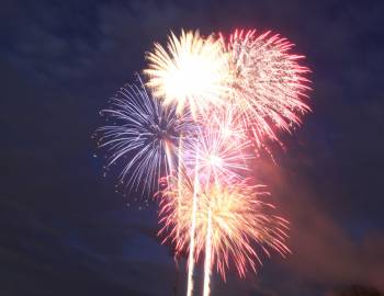 4th of July fireworks over Hilton Head Island
