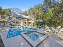 A large vacation home with a pool on Hilton Head Island