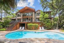 A large vacation home with a pool on Hilton Head Island